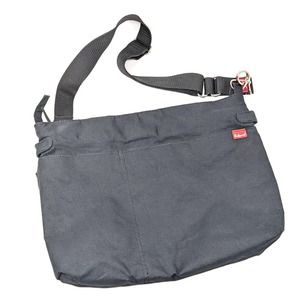 Babymel Crossbody Bag Laptop Diaper Black Nylon Pockets